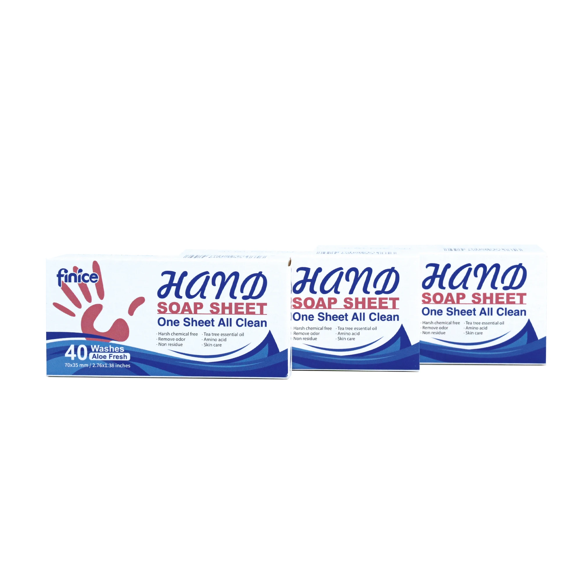 Finice Hand Soap Sheet Travel Portable Paper Soap Sheets Travelling Hand Washing Paper Soap