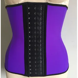 Beige colorful fashion steel boned latex cheap waist training corsets wholesale waist trainer shapers 2019 new type