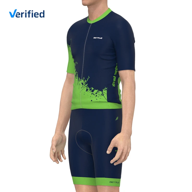 Bicycle Suit Cycling Wear Summer Sublimation Bicycle Sportswear Hot Selling Italian Fabric Professional Men Cycling Clothing Set