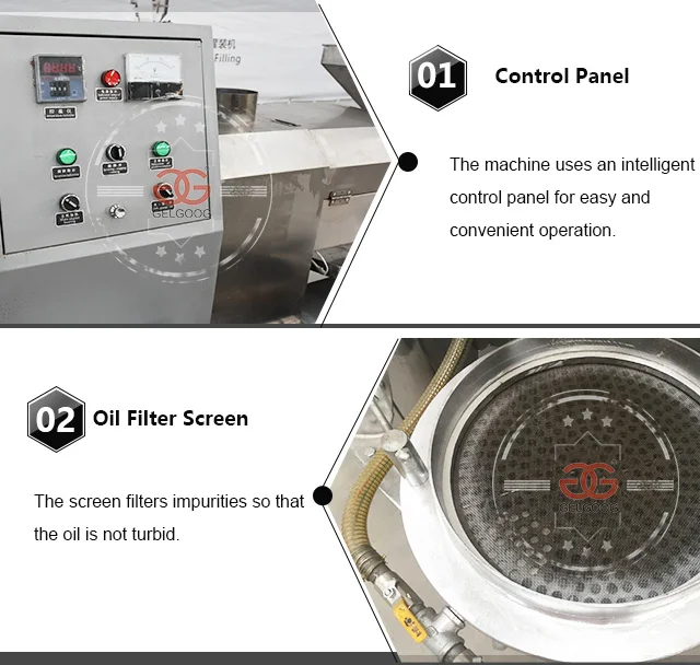 300-500Kg/H Safflower Oil Press Niger Grape Seed Oil Extraction Machine