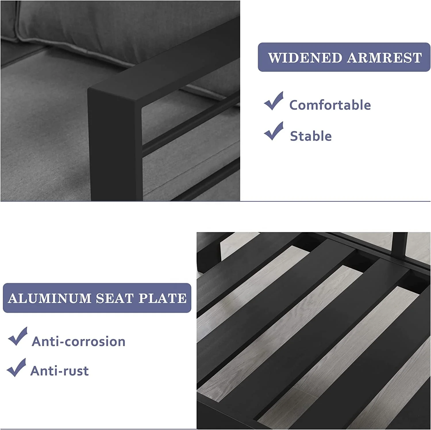 2020 белый комплект диванов с алюминиевой рамой и порошковым покрытием, уличная мебель, садовый набор, современный металлический двор