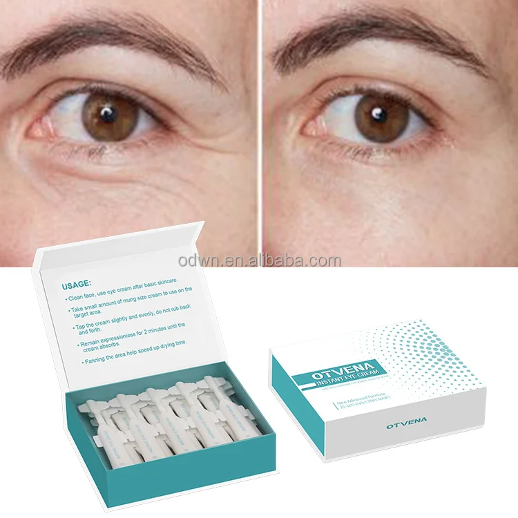 OTVENA Low MOQ OEM ODM Customize Skin Care 60s Instant Wrinkle Eyebags Removal Eye Cream