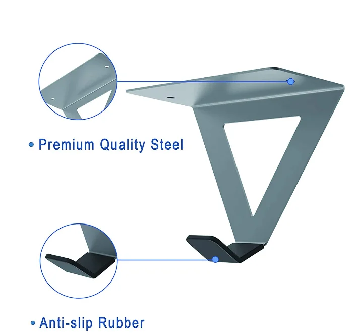 Wholesale fixed wall-mounted bicycle high quality professional design Hook type bicycle rack