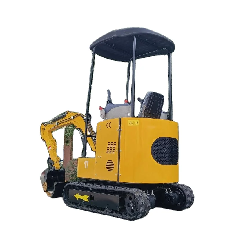 1.7 T Wheel Excavator Factory Hotsales Mini Wheel Excavator For Construction Site