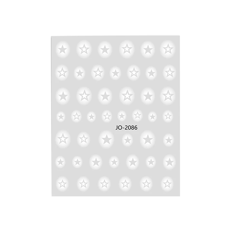 New manicure stickers hollow out butterfly star sky star moon combination nail sticker decoration