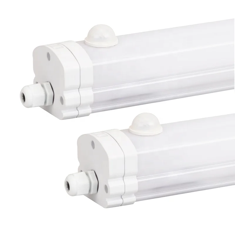 LED PIR sensor light passive infrared motion batten linear tube light lighting lamp fitting fixture