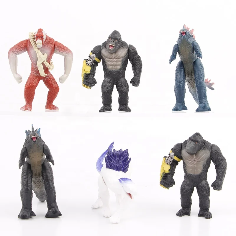 2024 Godzillaa x Kongkong Godzillaed figurines King Kongs Mechanical Mozilla Quidora Godzillaed toys decoration