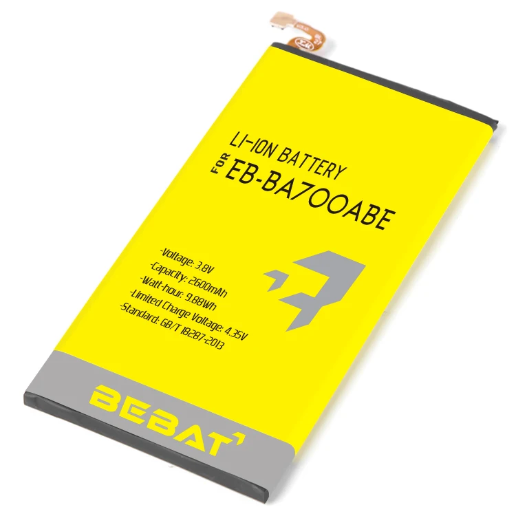 factory refined oem li-polymer battery for samsung galaxy a7 2015 battery serial number eb-ba700abe