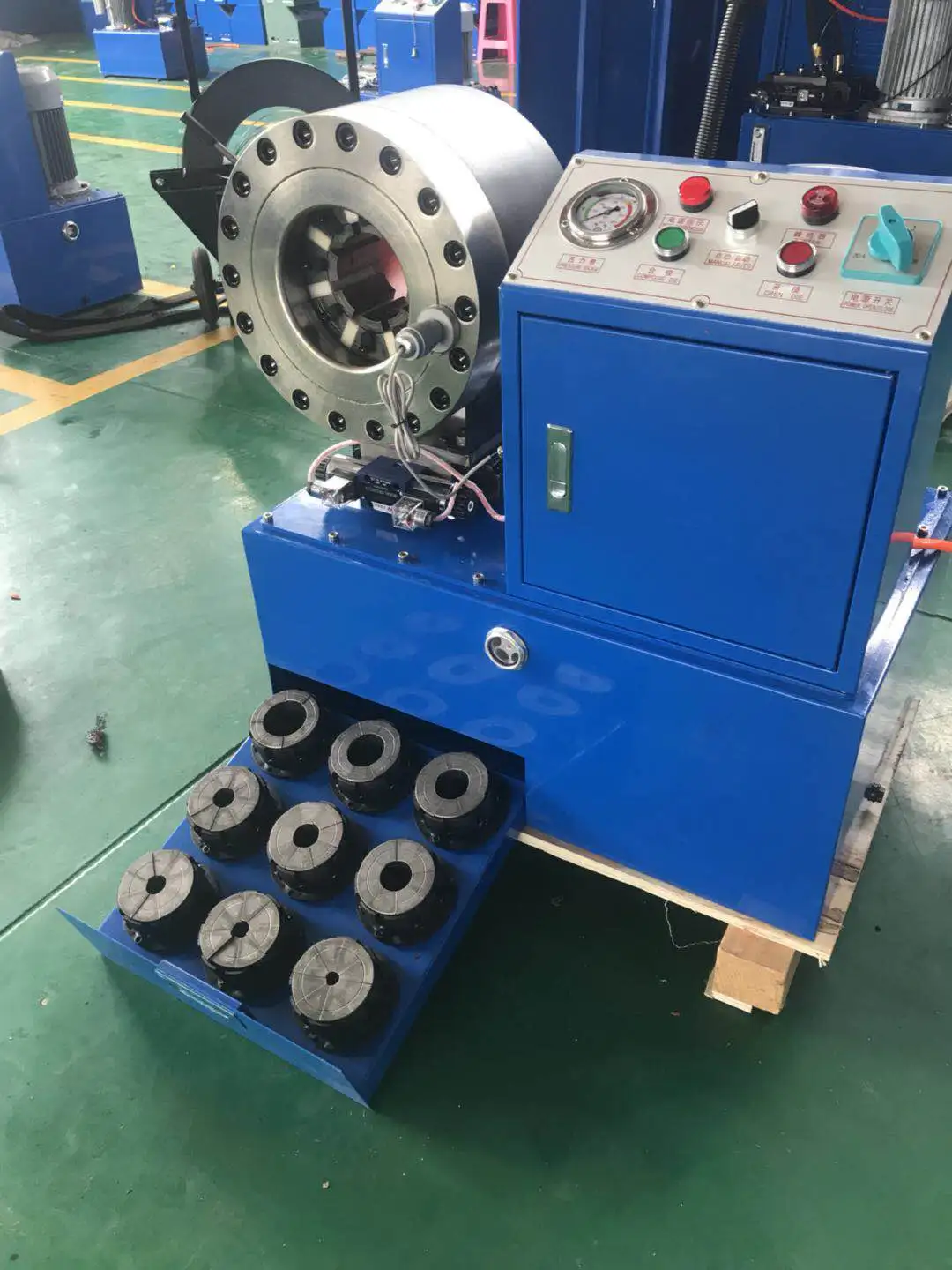 China 1 inch manual hydraulic hose crimping machine pipe crimping machine