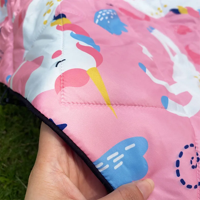 Плед складной для пикника портативный Водонепроницаемый одеяло с тканевым ремешком отдыха на открытом воздухе походов пляжа