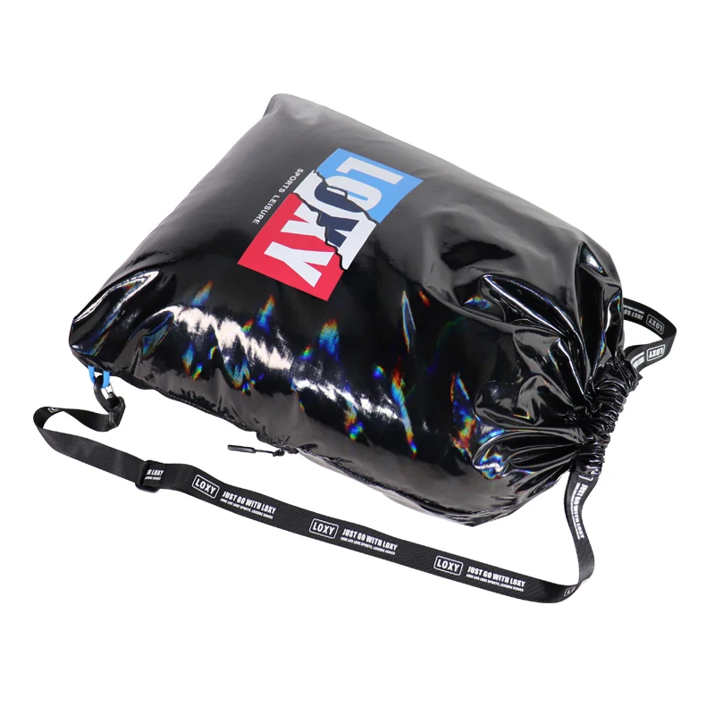 Nylon Hiking Running Sports Shoe Bag Women Rucksack Damen Men Travel Foldable Drawstring Printing Gym Gift Backpacks Bag