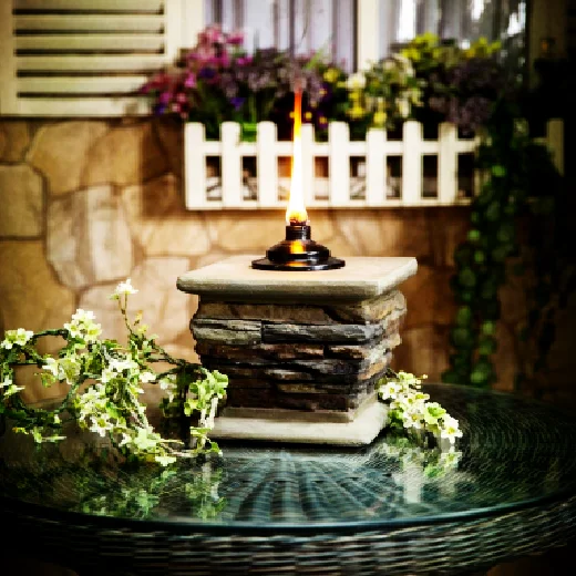 Wholesale Precast quality Tabletop Fire Pit Portable Rubbing Alcohol Fire Pit Bowl Clean Burning Personal Concrete Fireplace