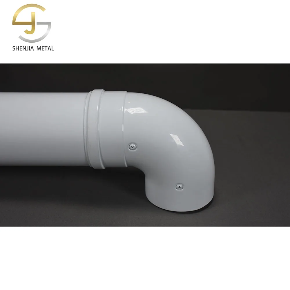 stove pipe flange inner and outer wood electric double-layer coaxial aluminum chimney gas stove exhaust pipe fireplace fittings