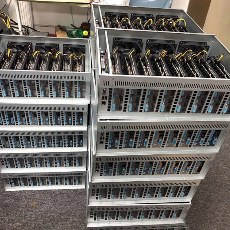 XFX RX580 8GB 8GPU и полный набор Риг hashrate