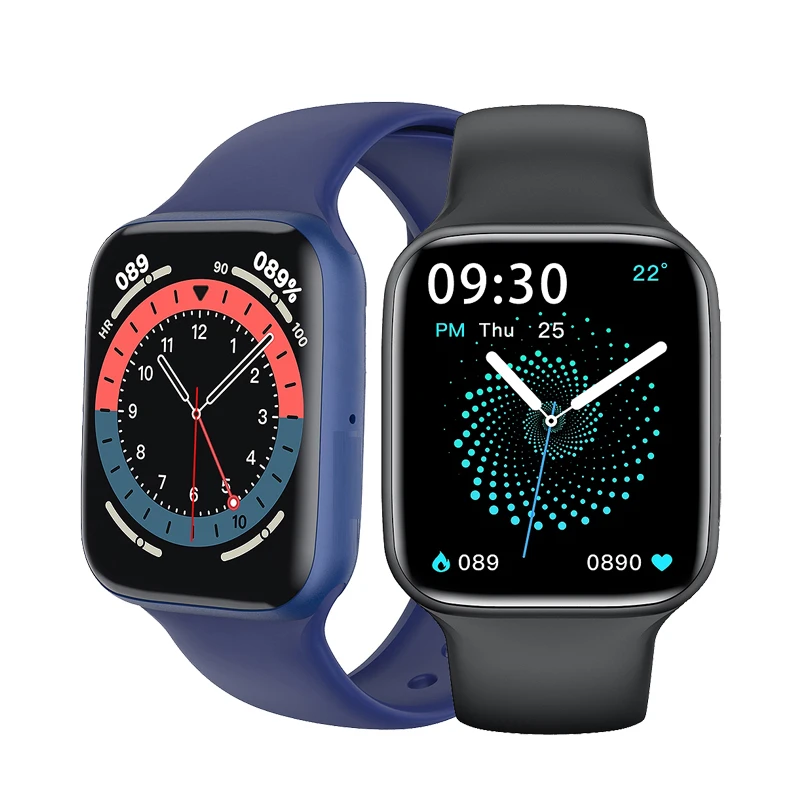 2021 HW22 Smartwatch 1 75 дюймов HD экран вызова Фитнес Бесплатная reloj inteligente Серия 6 hw22 умные часы для apple