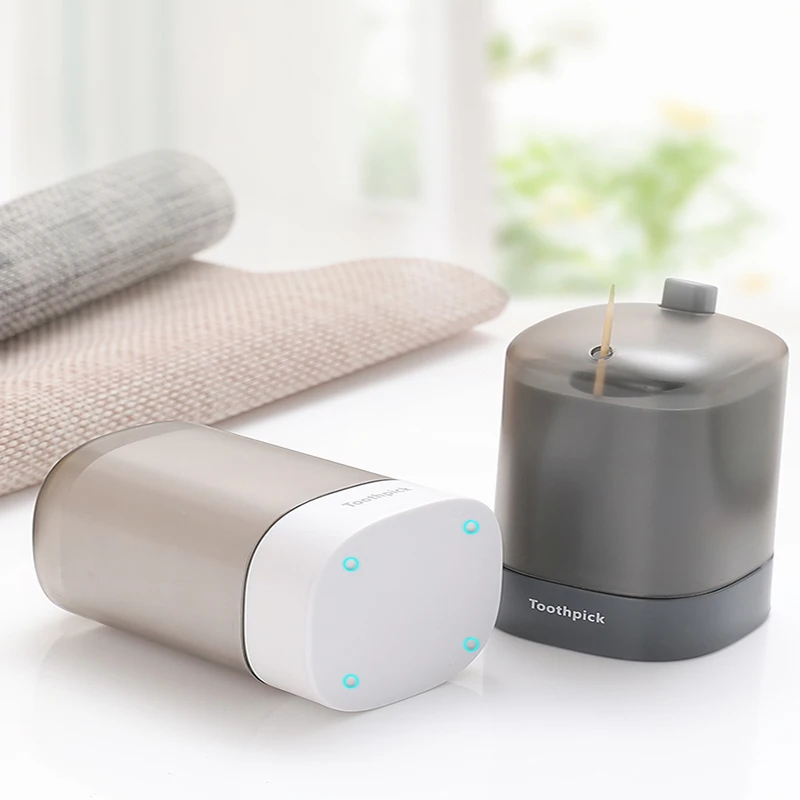 Plastic Toothpick Holder Classic Dispenser Pop-Up Automatic Toothpick Dispenser Toothpick Storage Box