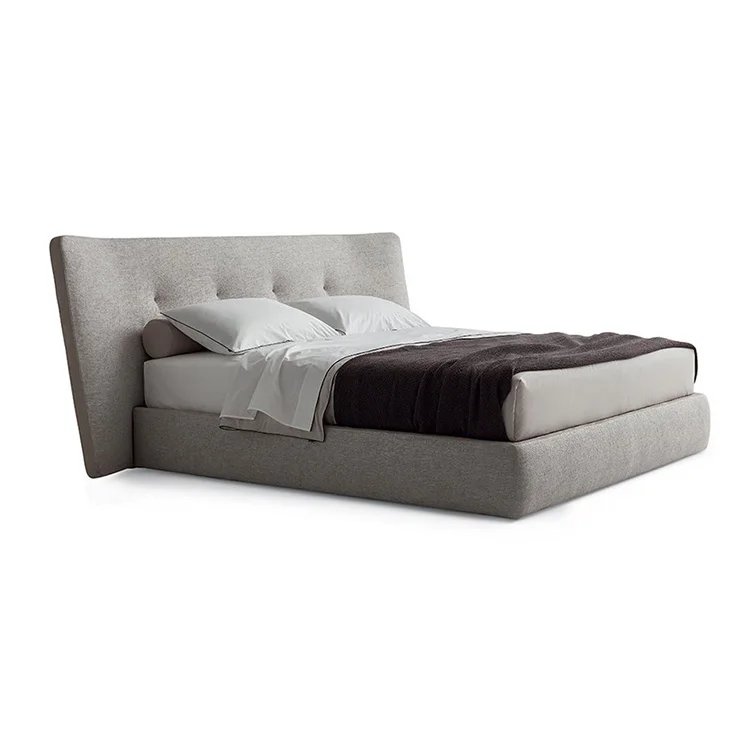 1.8m Italian-style master bedroom light luxury fabric modern minimalist wedding bed