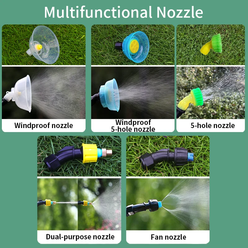 Wholesale Low Price 12 Liter Disinfection Sprayer Machine Knapsack Hose Nozzle Battery Sprayer Electronic For Watering Plant