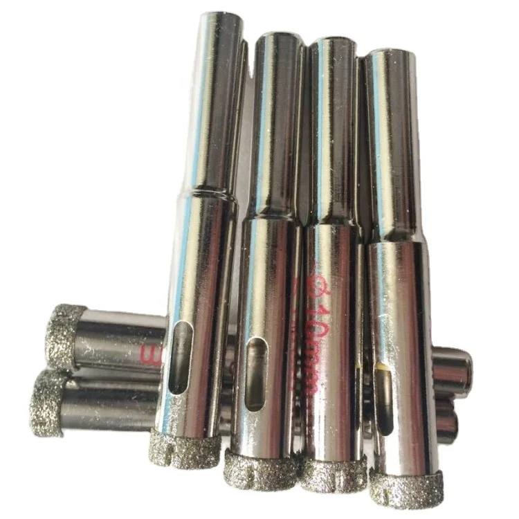 diamond electroplated router bits for glass used to drilling hole on glass