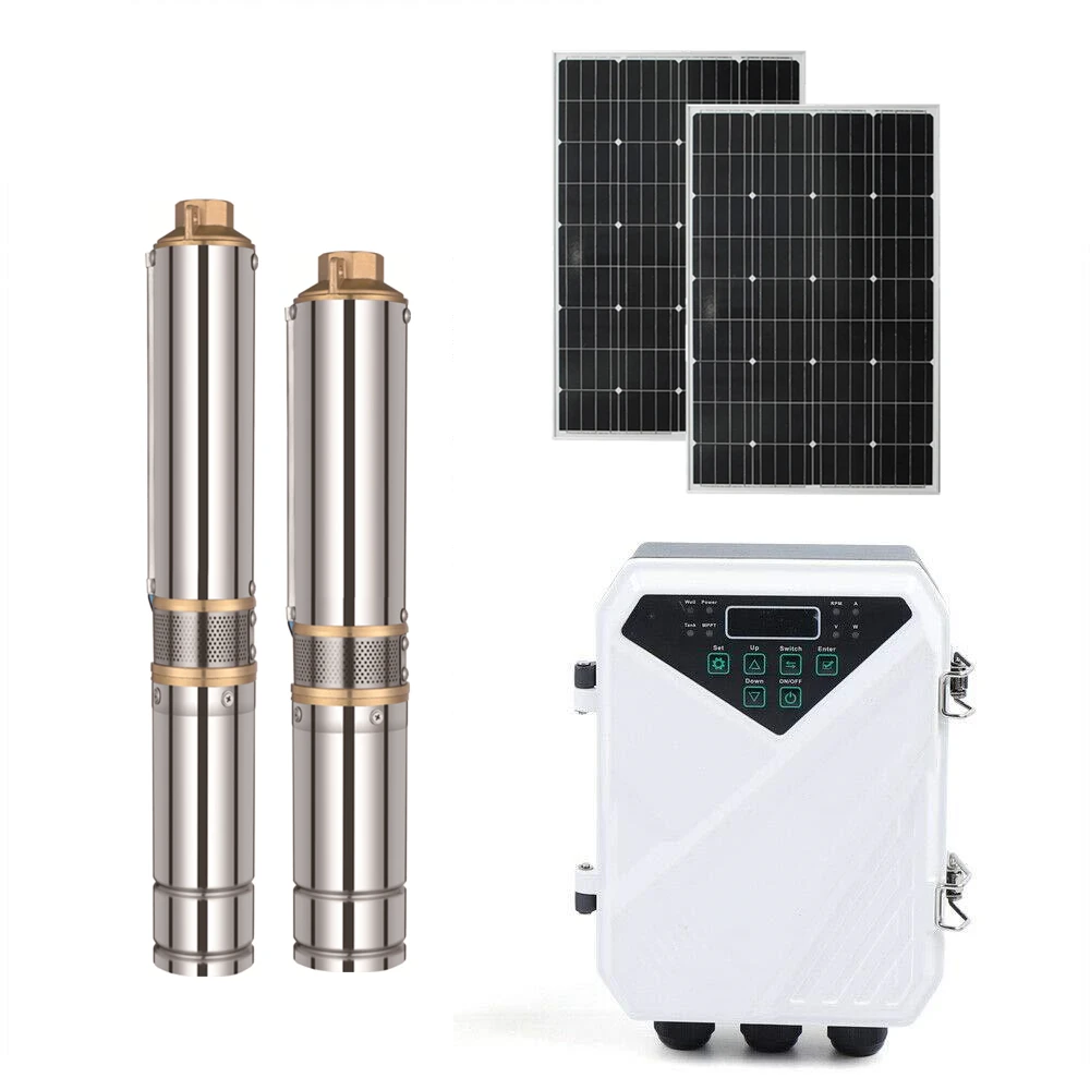 4 inch 24 volt 12 volt solar water pumps solar borehole deep well water pump solar water pump system for agriculture