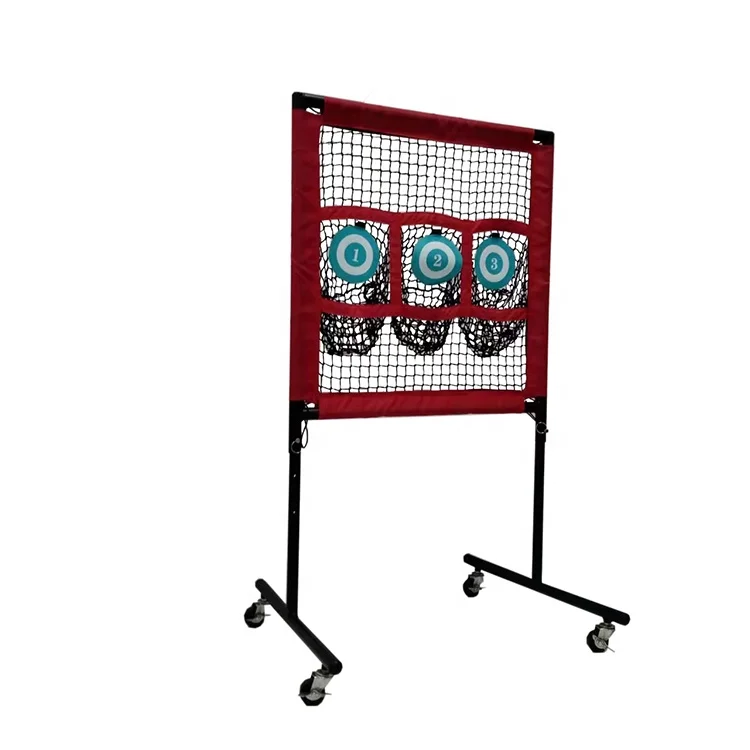 Durable Professional Height Adjustable 3-Hole Baseball And Softball Practice Net