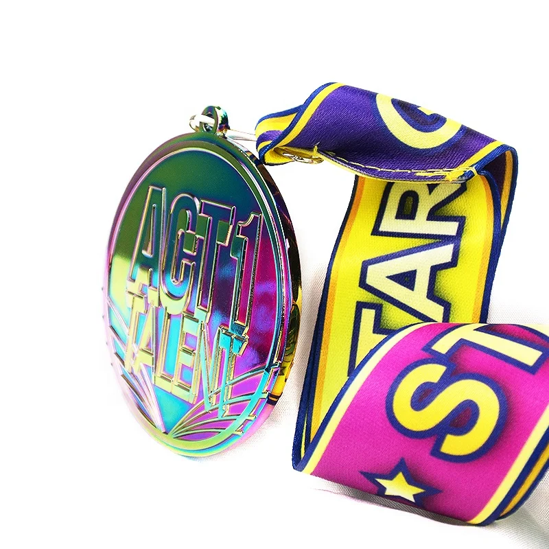 Custom Zinc Alloy Sport Dance Medal Colorful Plating medals sports dancing