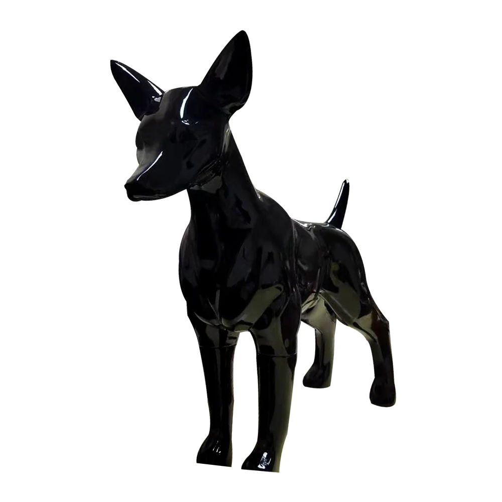 Jos wholesale vivid pet dog mannequin window display pet dog clothes display dog for pet accessories shop