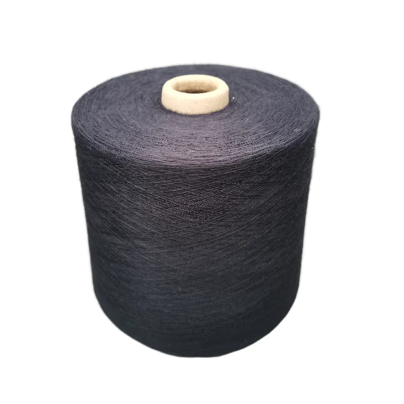 2024 Fashion Style 100% Acrylic Yarn  21S Black Eco-Friendly Acrylic Wool Blended Yarn Anti-pilling Knitting Yarn