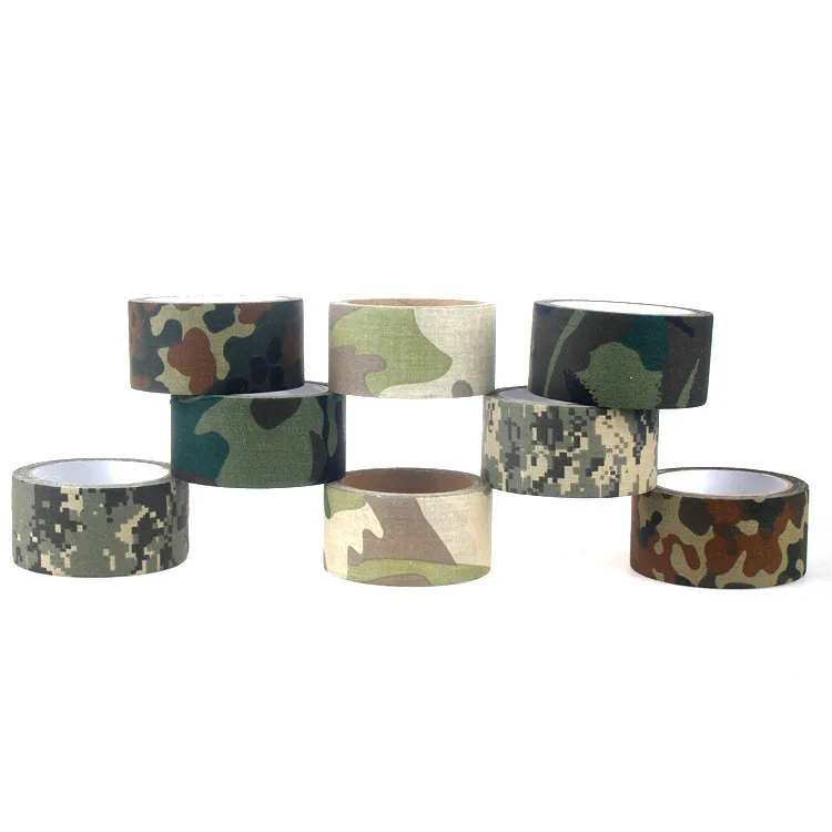 
Professional Printed Custom Duct Outdoor Hunting Camo Adhesive Camouflage Cloth Tape 