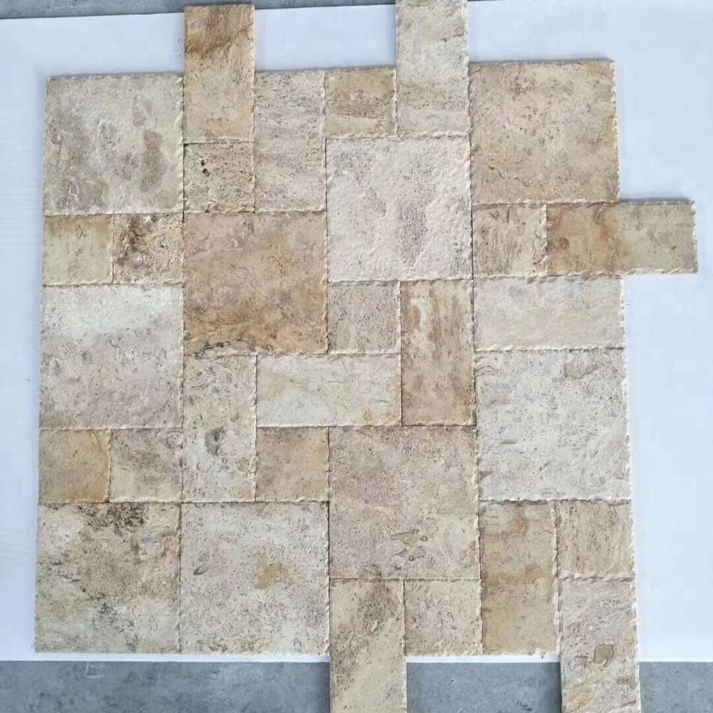 Stone Prices Cheap Outdoor Patio Floor Tile Natural Cut-to-size Traditional Antacid CN;HEN DSB001 Graphic Design Brown CARIA