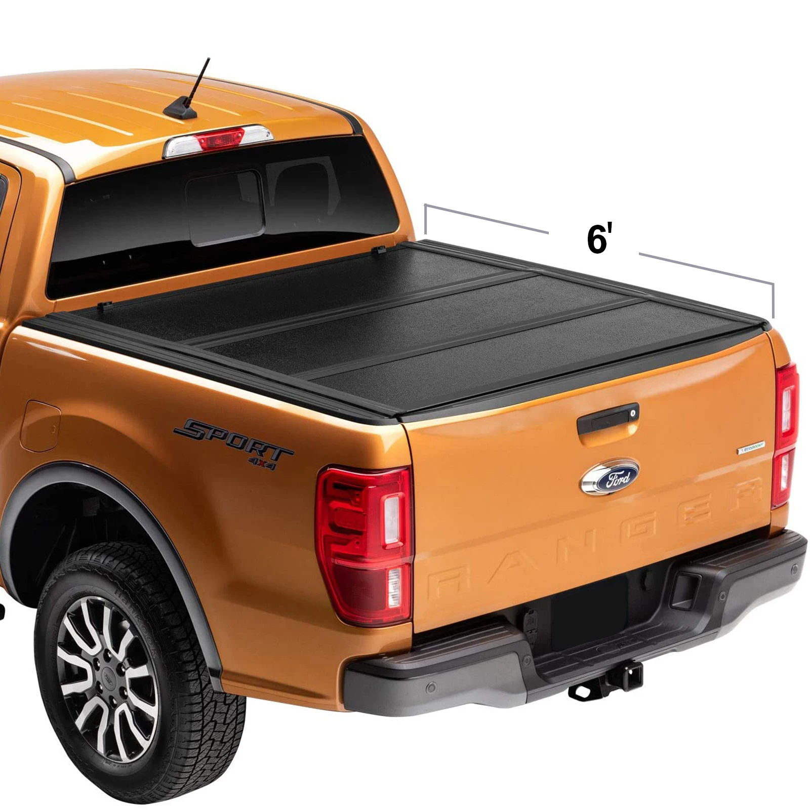 Ford ranger tonneau covers Wildtrak Car aluminium Alloy tonneau cover Pick up Truck Hard Bed Cover for F150