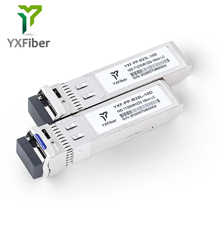  10G BIDI 10km Tx 1270nm Rx 1330nm Simplex SFP волоконно-оптический
