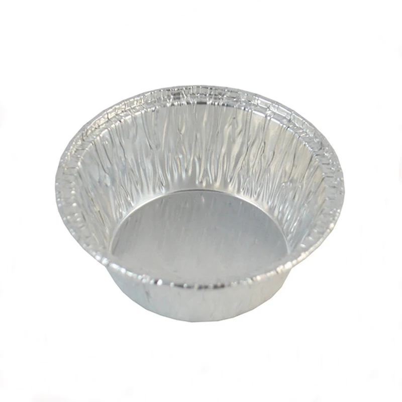 Food grade Baking Aluminum Foil Egg Tart Pan For Airline Food Container