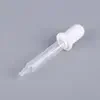 Silicone Liquid Clear Droppers Pipettes Smooth Sided Resistant Skin Care Essence Oil Liquid Dropper