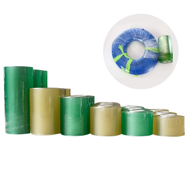ANTI OEM 30/40/50/60mm Wide Transparent Pvc Plastic Wrap Film For Cable and Wire Wrap Packaging