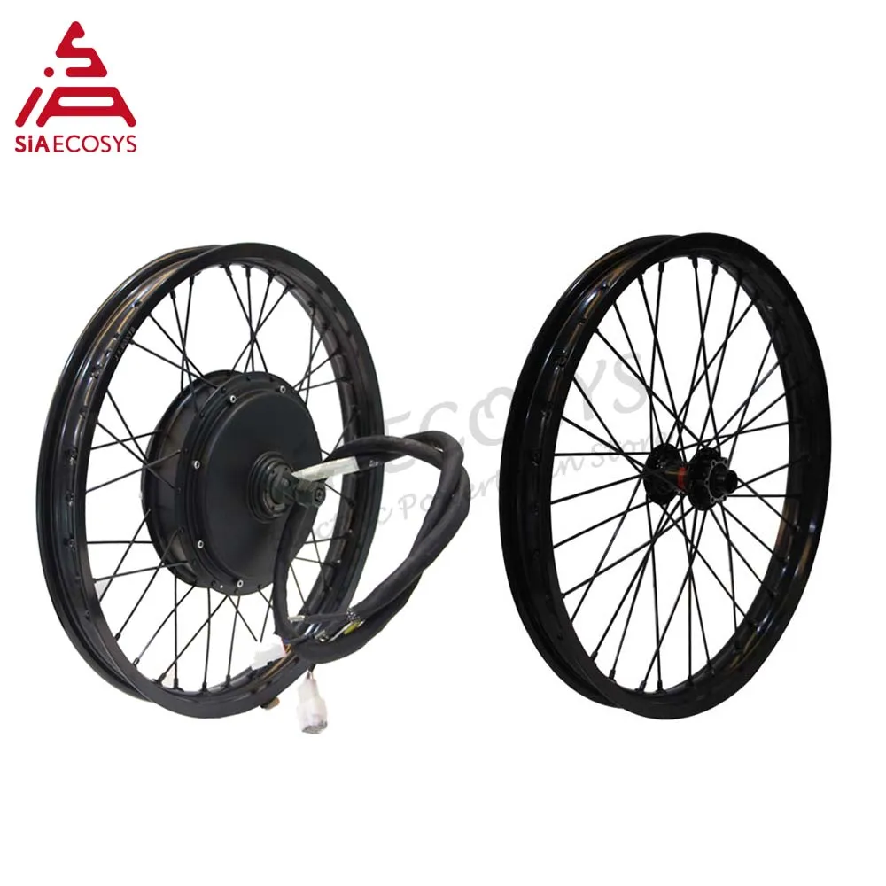  QS/SIA 17/18/19inch 3000W 205 50H V3TI 650RPM 3/4/5T Spoke Wheel Hub Motor kit for electric bike rear and front