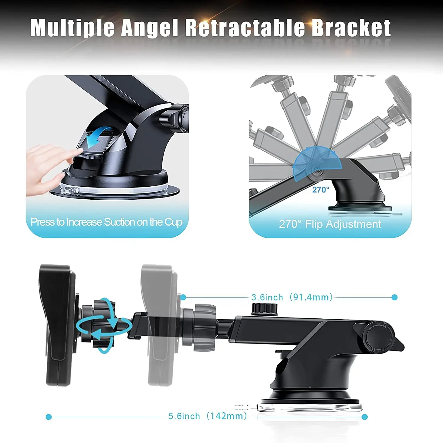 Factory Wholesale 4.3inch HD Screen Baby Monitors Back Seat Car Baby Children Video Mirror Monitor and Camera Set