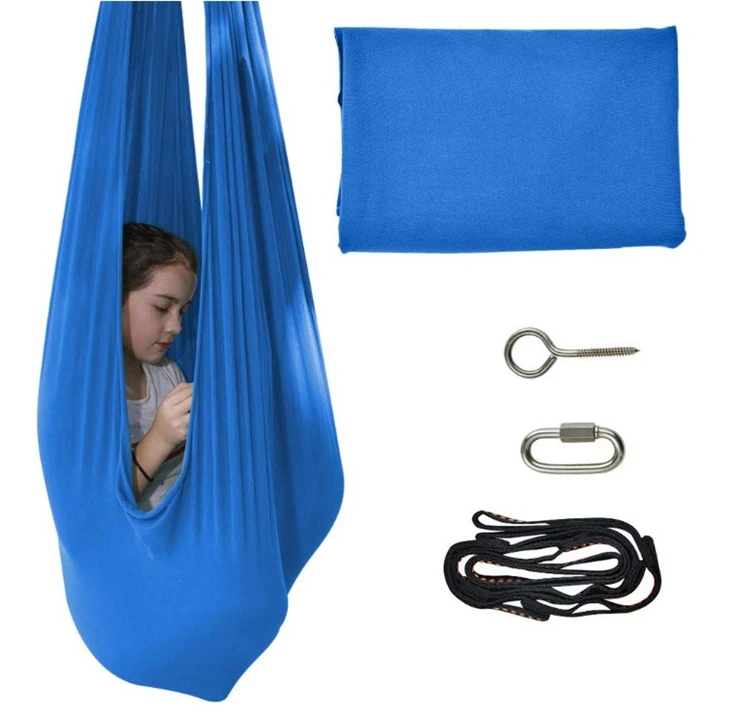 Adjustable Children Indoor Therapy Sensory Swing Cuddle Hammock for Kids with Special Needs Autism