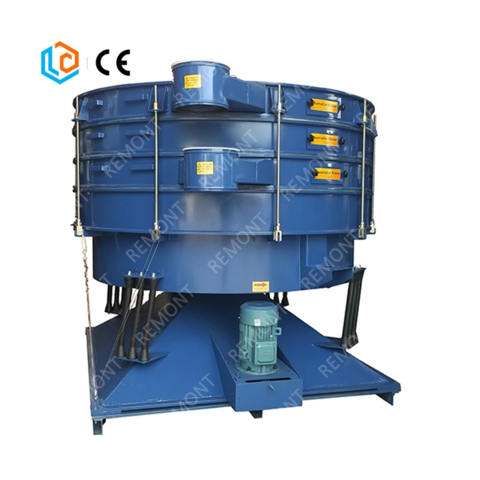 High Precision Food Level Vibrating Tumbler Screen Soybean Flour Sieve Machine Swing Sifter