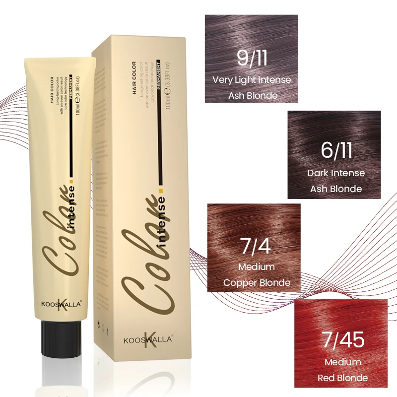 Wholesale Professional Low Ammonia And Ppd Free Organic Natural Hair Color Dye Cream Set For Gray Hair