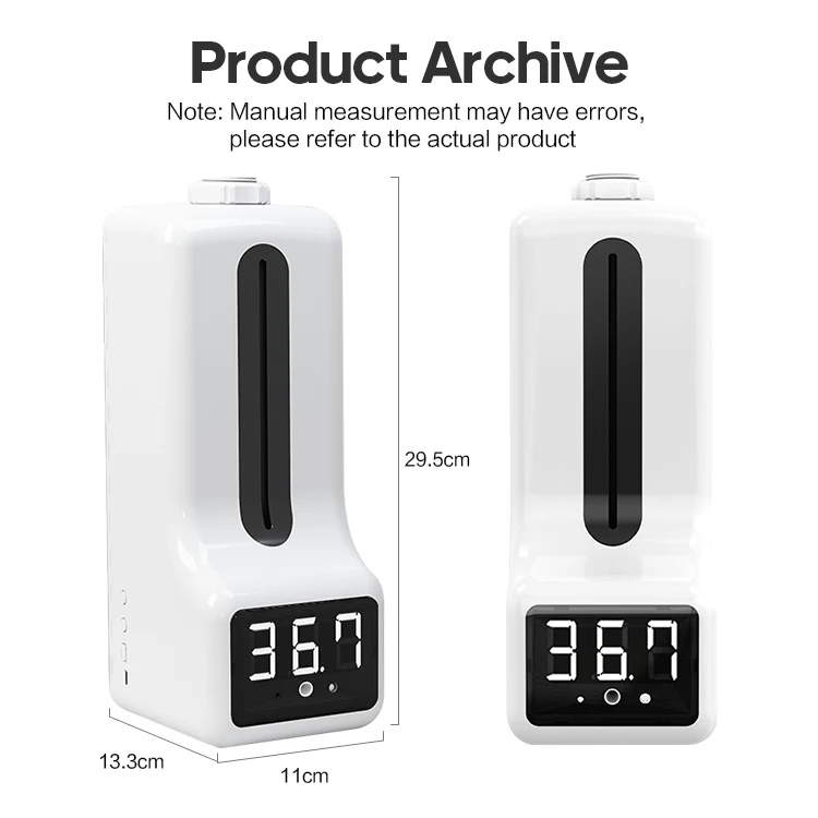 Kinscoter K9 Pro термометр датчик Авто, для дезинфекции рук, для дезинфекции алкоголя автоматический дозаторы жидкого мыла