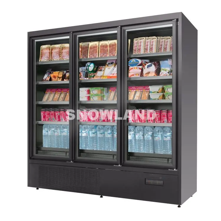 Supermarket Refrigerator Wholesale Vertical Showcase Comercial Refrigeration Equipment Beverage Cooler
