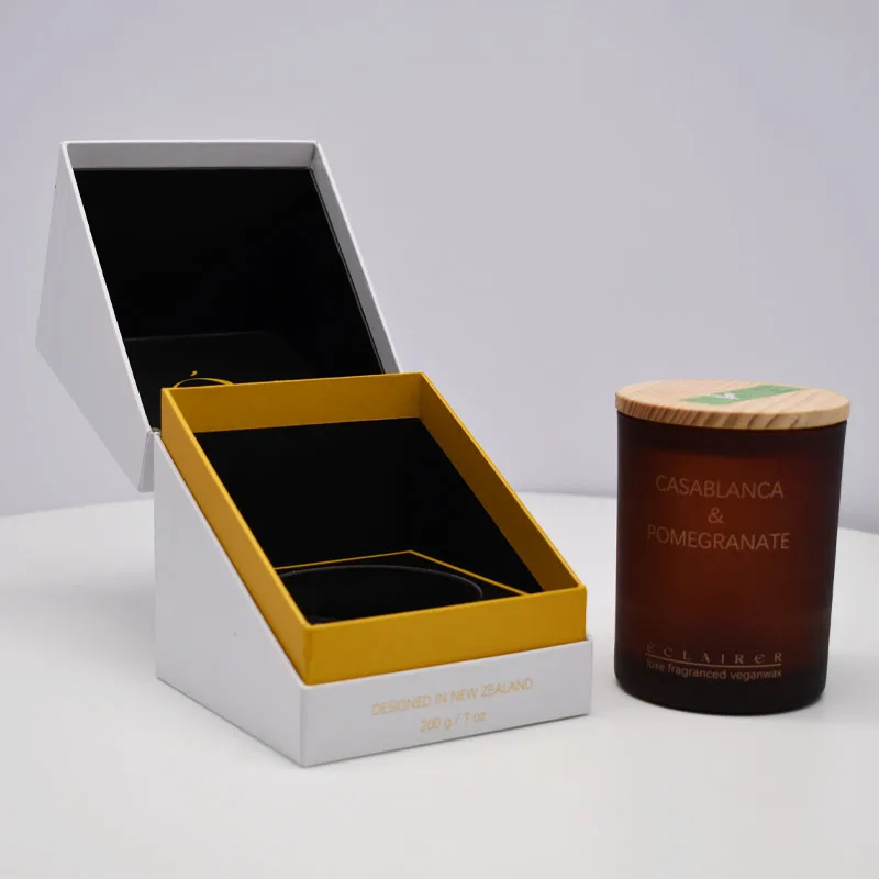 Candle Packaging Boxes Custom Luxury Magnetic Cardboard Gift Box For Candle Packaging