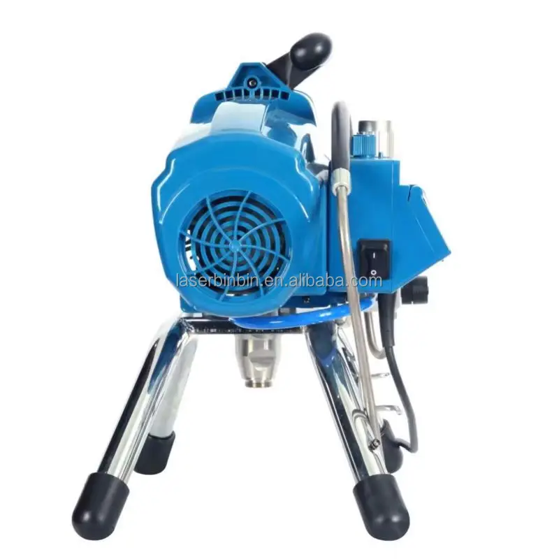 Portable 495 small airless paint sprayer piston pump manual from factory