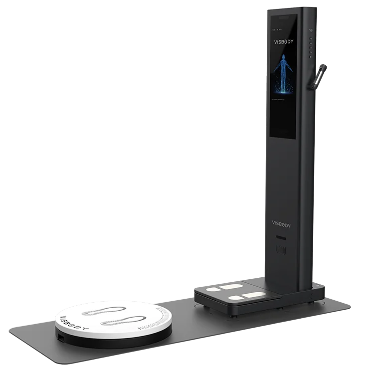 Medical center professional body composition analyzer 3D body scanning elemental analysis posture circumference shoulder analyze