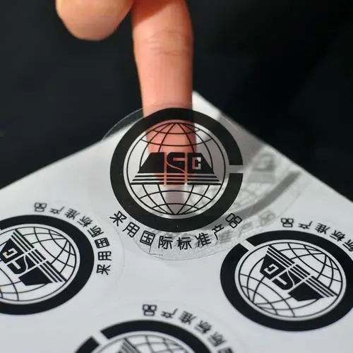 60GSM 80GSM PE PP PET пленка прозрачная самоклеющаяся бумага этикетки на заказ клейкая круглая наклейка