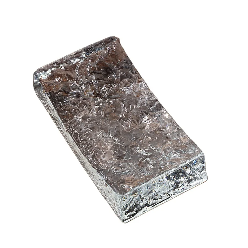 glass brick super white ice grain sound insulation bar network red partition glass wall glass brick wholesale