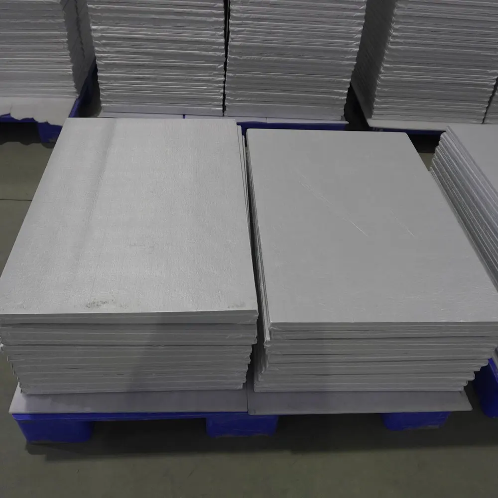 Long life span vacuum building insulation panels with fiberglass cloth convenient for building wall decoration board