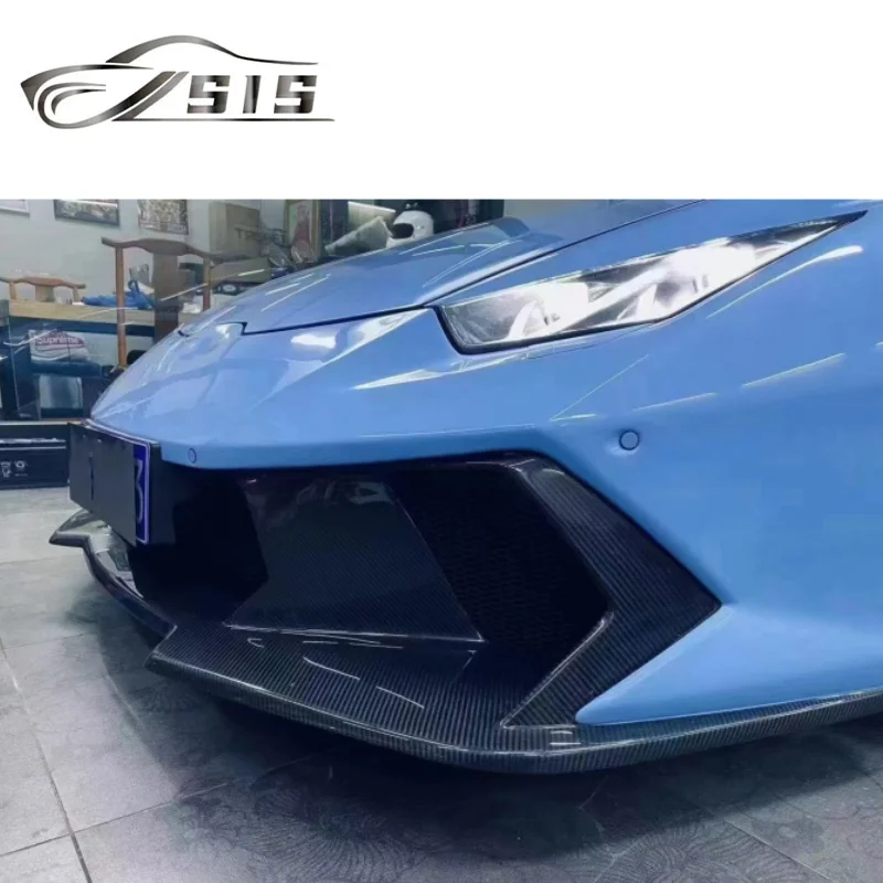 High Quality Carbon Fiber Material Lamborgni Huracan Lp580 Vrs Style Front Bumper With Tips Side Skirt Rear Bumper Body Kit