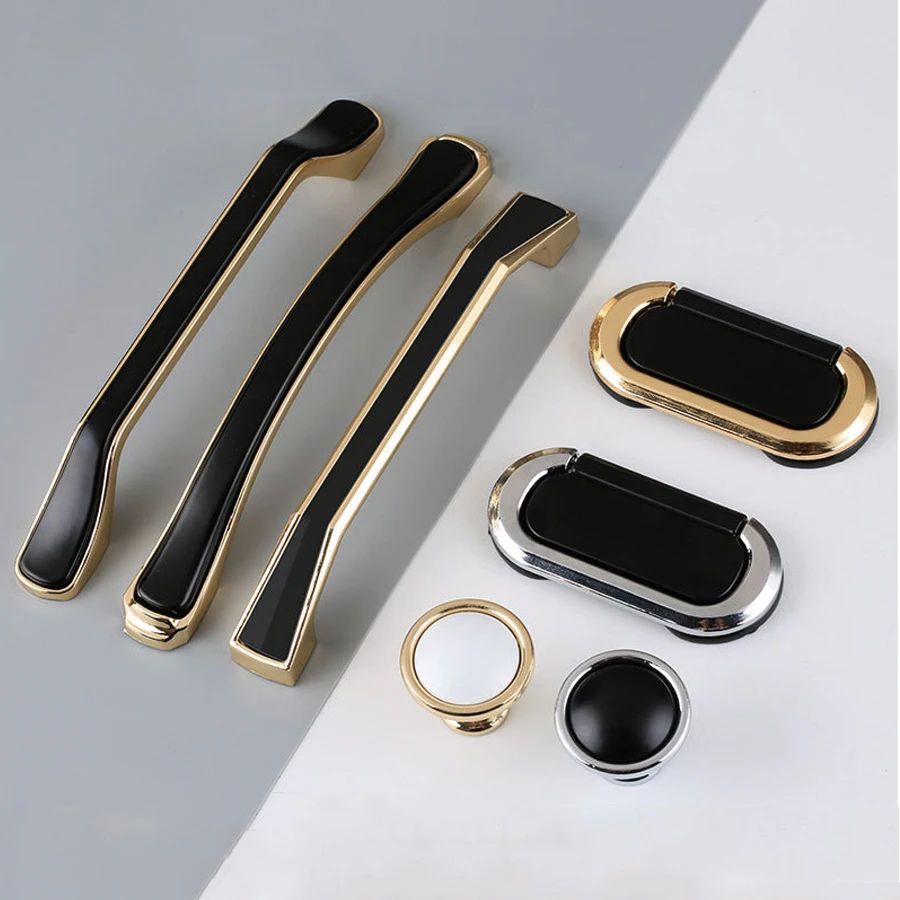 Роскошные элегантные мебельные ручки из цинкового сплава